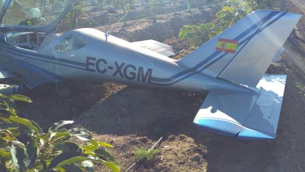 Avioneta estrellada en la Axarquía Avioneta estrellada en la Axarquía