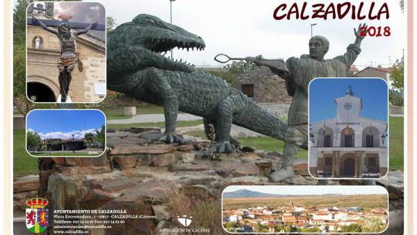Portada del calendario de Calzadilla Portada del calendario de Calzadilla