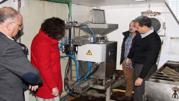 Equipo gallego para reducir parásitos al tratar vísceras de pescado Equipo gallego para reducir parásitos al tratar vísceras de pescado
