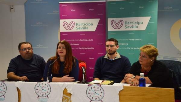 Rueda de prensa de Participa Sevilla Rueda de prensa de Participa Sevilla