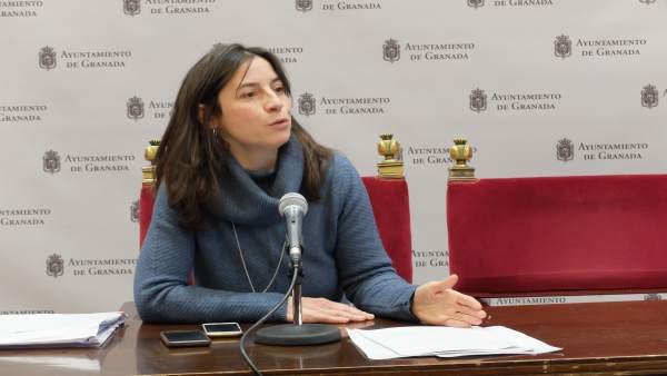 La concejal de Vamos Granada Marta Gutiérrez La concejal de Vamos Granada Marta Gutiérrez