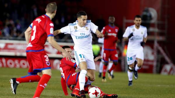 Lucas Vázquez ante el Numancia Lucas Vázquez ante el Numancia