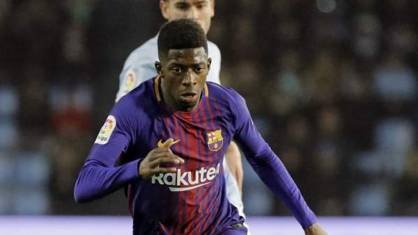 Ousmane Dembélé ante el Celta en Balaídos Ousmane Dembélé ante el Celta en Balaídos