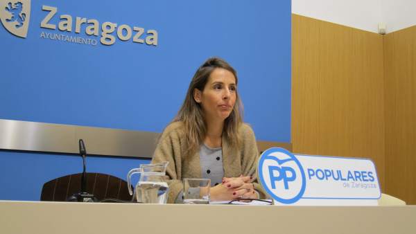 La concejal del PP en el Ayuntamiento de Zaragoza, María Navarro La concejal del PP en el Ayuntamiento de Zaragoza, María Navarro