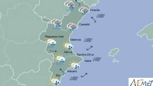Precipitaciones generalizadas en toda la región Precipitaciones generalizadas en toda la región