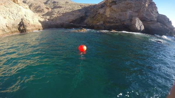 Fondeo en Cabo Tiñoso Fondeo en Cabo Tiñoso