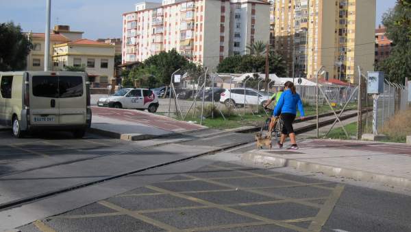 Vías tren Puerto de Málaga Vías tren Puerto de Málaga