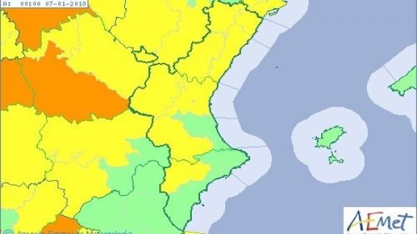 Actualización de la alerta a mitad de la tarde Actualización de la alerta a mitad de la tarde