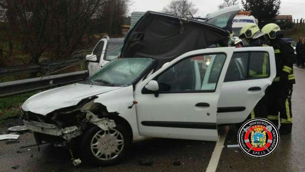 Accidente tráfico en Santander Accidente tráfico en Santander