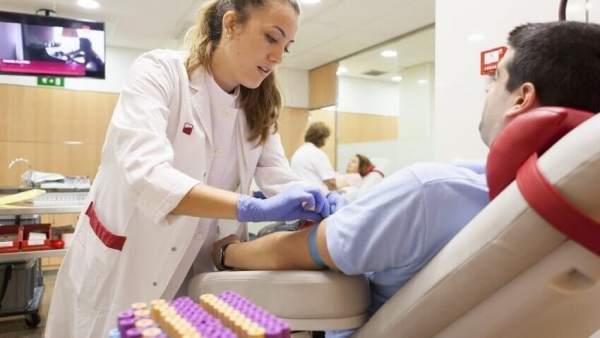 Una donación de sangre Una donación de sangre