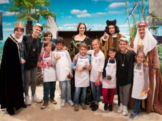 Los concursantes de 'Masterchef Junior 5' y el jurado