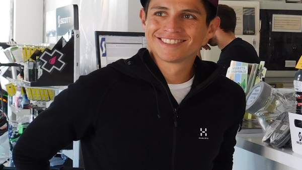 El ciclista colombiano Esteban Chaves El ciclista colombiano Esteban Chaves