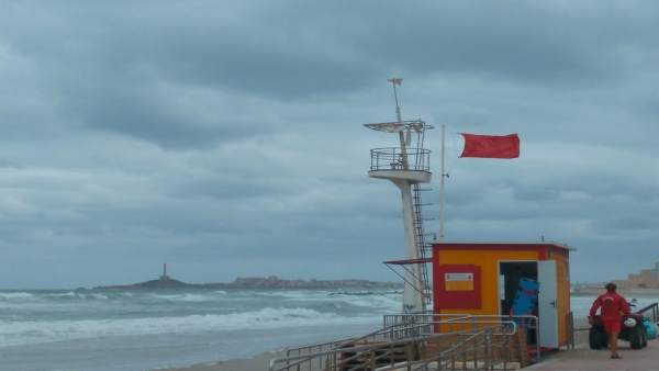 Bandera roja, playa Bandera roja, playa