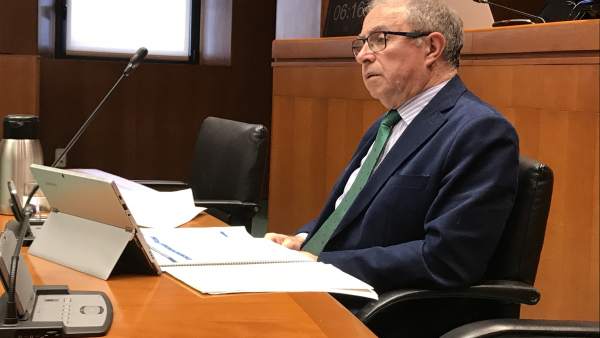El consejero de Hacienda y Administración Pública del Gobierno, Fernando Gimeno. El consejero de Hacienda y Administración Pública del Gobierno, Fernando Gimeno.