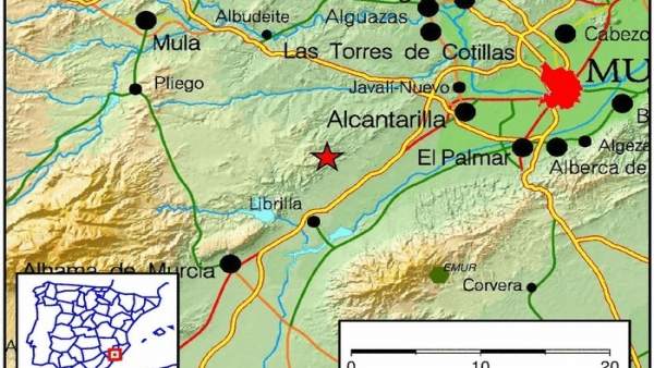 El temblor de Librrilla, de 2,7 grados El temblor de Librrilla, de 2,7 grados