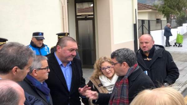 Ramón Argüelles con Álvaro Nadal en Mieres Ramón Argüelles con Álvaro Nadal en Mieres
