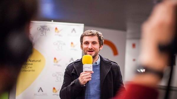 Raúl Arévalo presentando Tarde para la ira en la novena edición del ciclo Raúl Arévalo presentando Tarde para la ira en la novena edición del ciclo