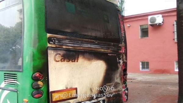 Autobús afectado Autobús afectado