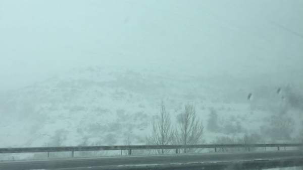 Nieve en la autopista del Huerna, Nieve, nevadas, temporal, cadenas, carreteras Nieve en la autopista del Huerna, Nieve, nevadas, temporal, cadenas, carreteras