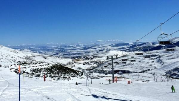 La estación de esquí de Alto Campoo La estación de esquí de Alto Campoo