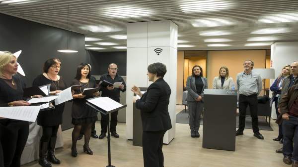 Inauguración de oficina 'Store' de CaixaBank en Tafalla. Inauguración de oficina 'Store' de CaixaBank en Tafalla.