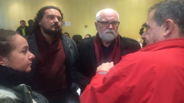 Antonio Alba visita a los trabajadores de la Base de Rota Antonio Alba visita a los trabajadores de la Base de Rota