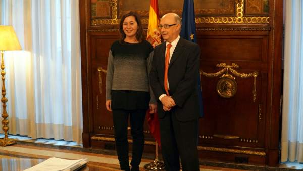 Cristóbal Montoro y Francina Armengol Cristóbal Montoro y Francina Armengol