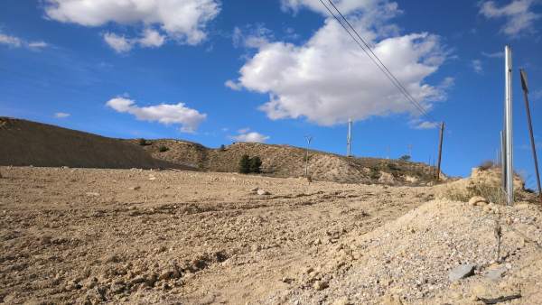 Terreno roturado ilegalmente en Murcia Terreno roturado ilegalmente en Murcia
