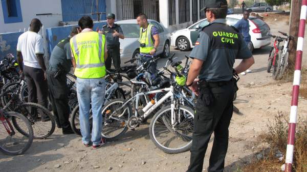 Algunas de las bicicletas sustraídas Algunas de las bicicletas sustraídas