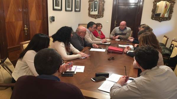 Reunión de coordinación del equipo de gobierno del Ayuntamiento. Reunión de coordinación del equipo de gobierno del Ayuntamiento.