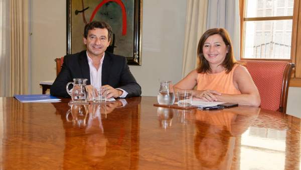 Biel Company y Francina Armengol Biel Company y Francina Armengol