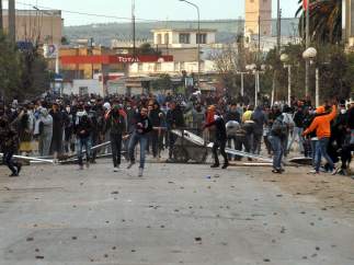 Protestas en Túnez