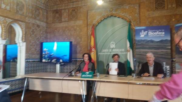 Fiscal, en rueda de prensa en Almería Fiscal, en rueda de prensa en Almería