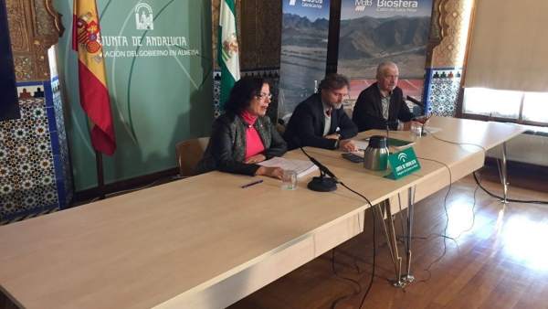 Fiscal, en rueda de prensa en Almería Fiscal, en rueda de prensa en Almería