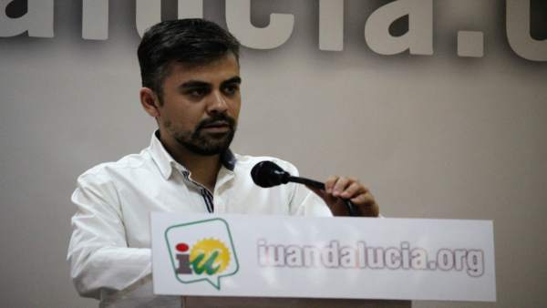 El portavoz de la Dirección Colegiada de IULV-CA Pedro J. Ortega El portavoz de la Dirección Colegiada de IULV-CA Pedro J. Ortega