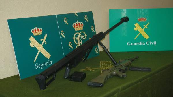 Armas incautadas en Segovia Armas incautadas en Segovia