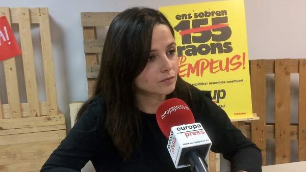 Maria Sirvent, CUP. Maria Sirvent, CUP.