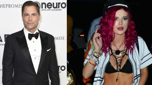 Rob Lowe y Bella Thorne Rob Lowe y Bella Thorne