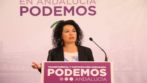 La senadora de Podemos Andalucía Maribel Mora La senadora de Podemos Andalucía Maribel Mora