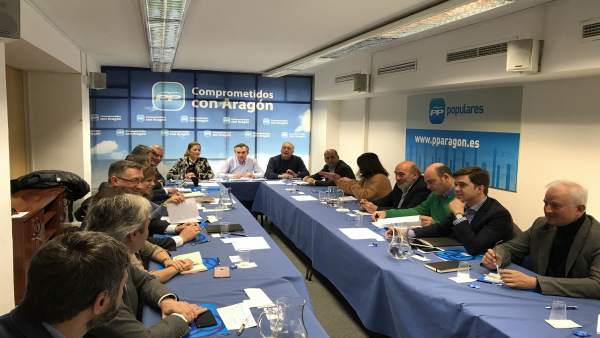 Reunión del Comité de Dirección del PP Aragón. Reunión del Comité de Dirección del PP Aragón.