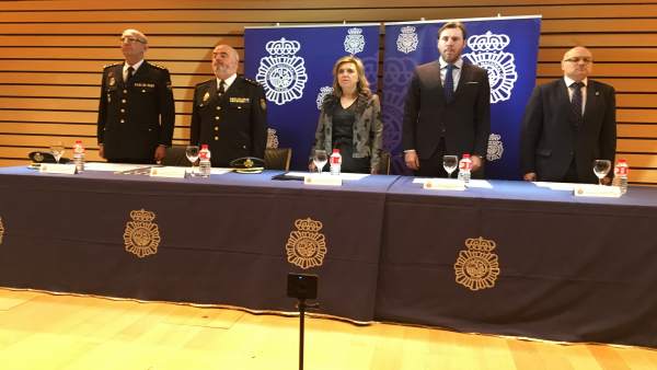 Valladolid.- Un momento del acto de la fundación de la Policía Nacional Valladolid.- Un momento del acto de la fundación de la Policía Nacional