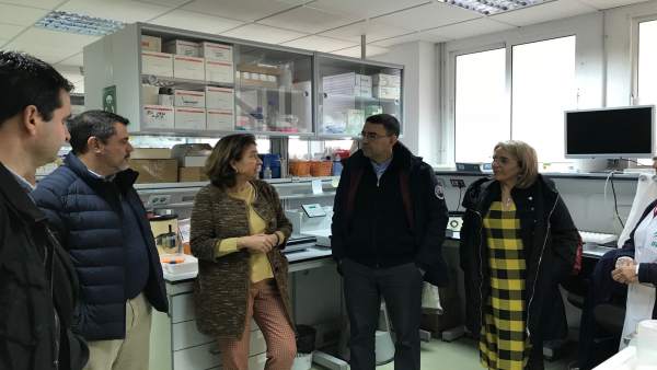 Mario Jiménez, visita el centro de Ifapa en Cartaya. Mario Jiménez, visita el centro de Ifapa en Cartaya.