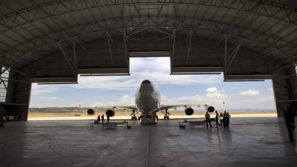 El Aeropuerto de Teruel sigue desarrollando sus instalaciones El Aeropuerto de Teruel sigue desarrollando sus instalaciones