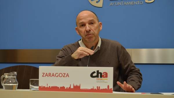 El portavoz de CHA en el Ayuntamiento de Zaragoza, Carmelo Asensio El portavoz de CHA en el Ayuntamiento de Zaragoza, Carmelo Asensio