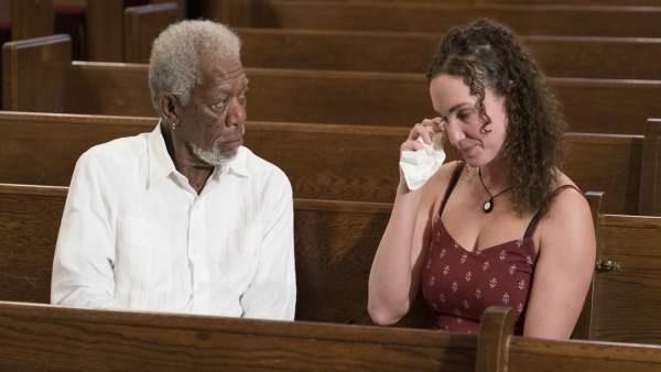 Morgan Freeman en Lo que nos une Morgan Freeman en Lo que nos une