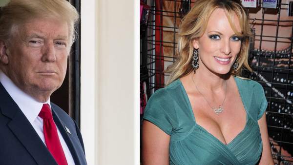 Donald Trump y Stephanie Clifford. Donald Trump y Stephanie Clifford.