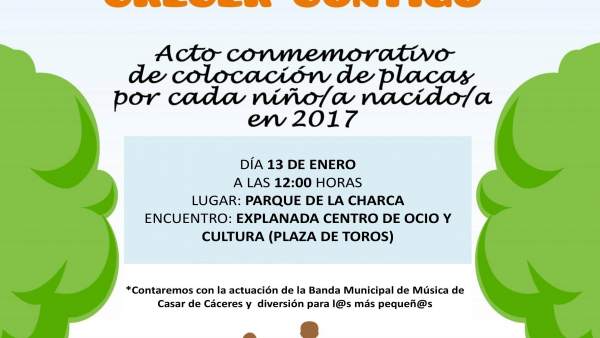 Cartel 'Un árbol para crecer contigo' Cartel 'Un árbol para crecer contigo'
