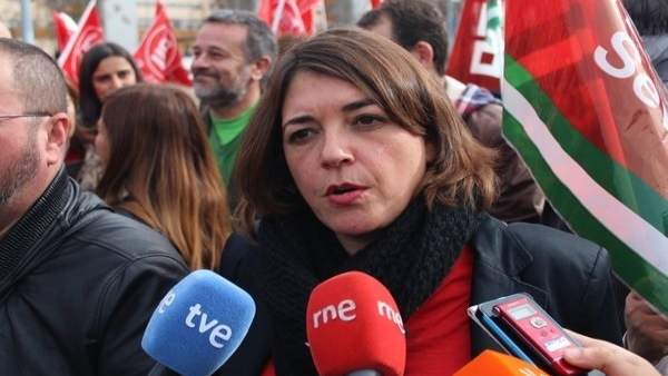 La dirigente del PCA Elena Cortés La dirigente del PCA Elena Cortés