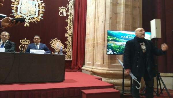 Interrumpen la presentación de Asturias en Fitur, Hotel de la Reconquista Interrumpen la presentación de Asturias en Fitur, Hotel de la Reconquista