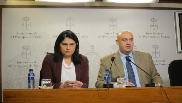 Los diputados de Foro Asturias en la Junta General Pedro Leal y Carmen Fernández Los diputados de Foro Asturias en la Junta General Pedro Leal y Carmen Fernández